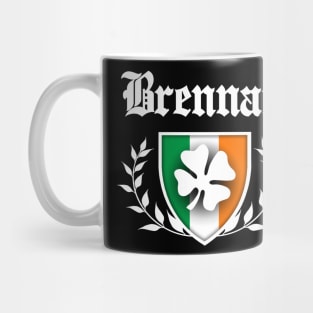 Brennan Shamrock Crest Mug